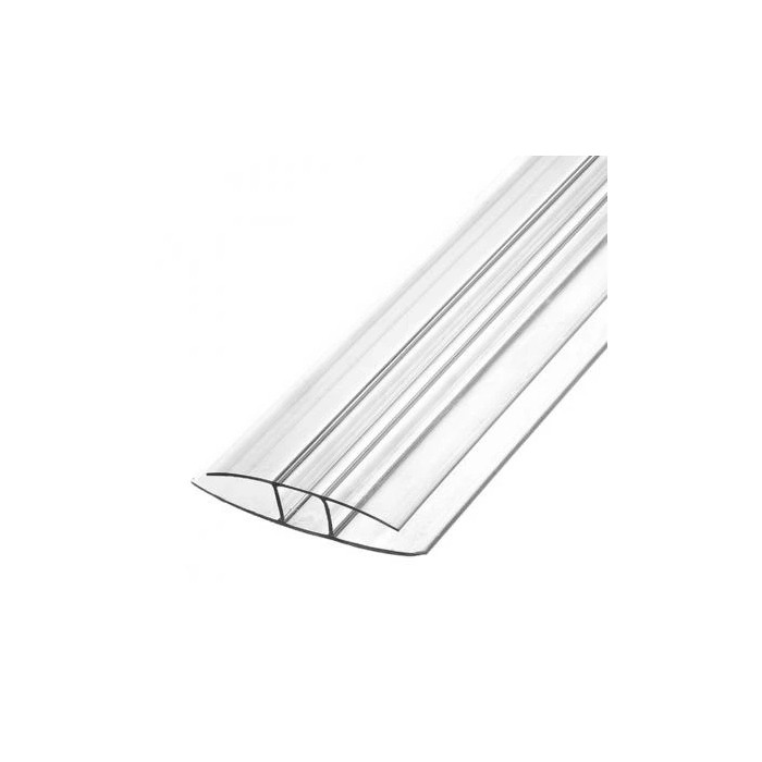 Соединительный неразъемный профиль для поликарбоната 4 мм 6 м
